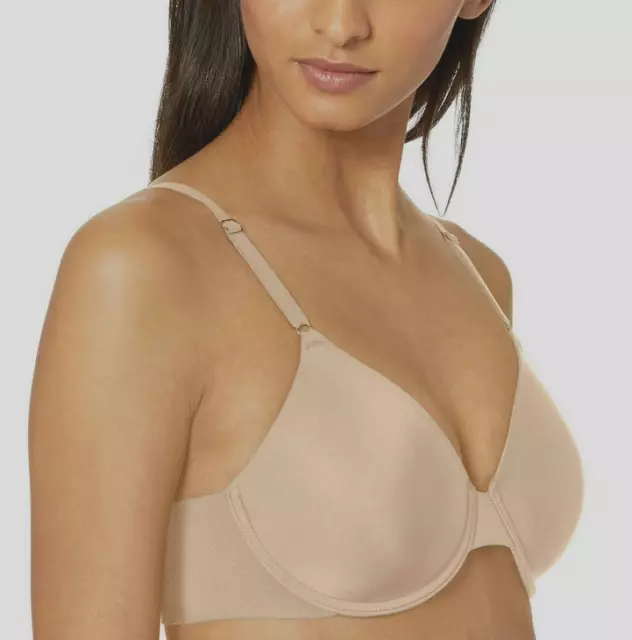 New Natori 731205 Full Fit Smoothing Contour Underwire Bra Nude 34DD