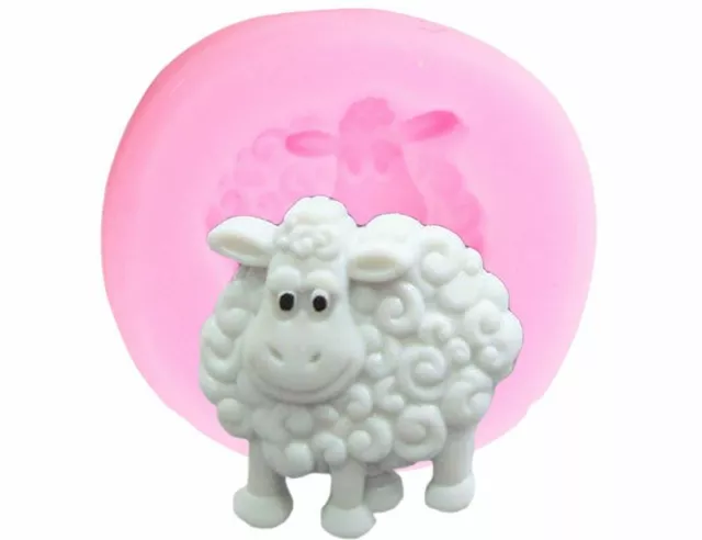 Sheep Silicone Mold 3D Animals DIY Cake Decorating Tools Candy Chocolate Mould