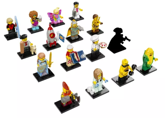 LEGO 71018 Minifigures 17 - MINIFIGURE Serie COMPLETA Lego Minifigures serie 17