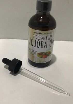 Molivera Organics Aceite de Jojoba 100% Puro & Natural 4oz Cabello, Piel, cuero cabelludo, moisturi