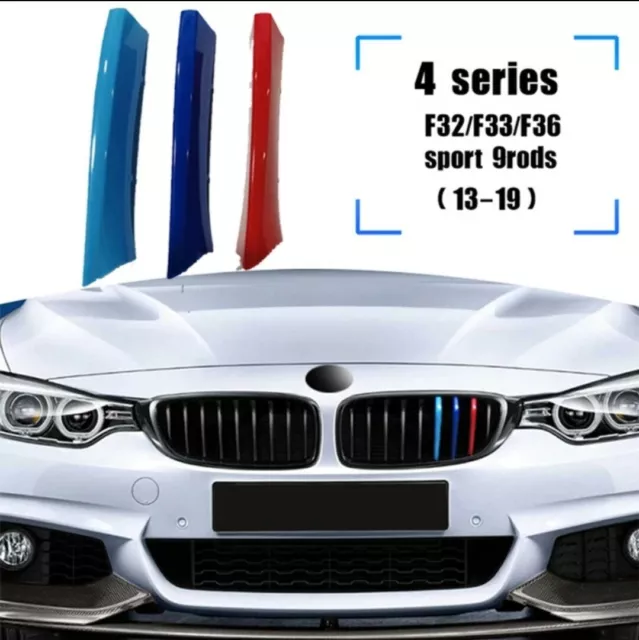 Pour BMW Série 4 F32 F33 F36 F82 Calandre Haricot Grille Carbon Look  2013-2017