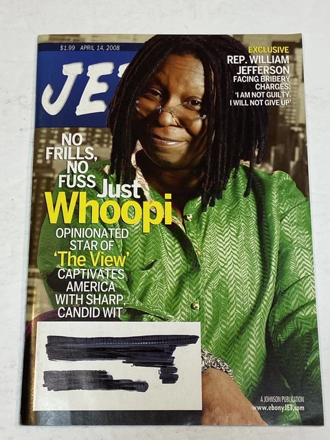 JET MAGAZINE APRIL 14 2008 Whoopi Goldberg William Jefferson Remy Ma ...