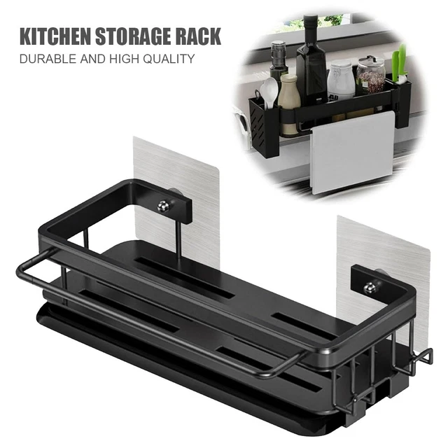 Kitchen Sink Faucet Shelf Sponge Dish Cloth Rack Holder Racks Storage Organizer