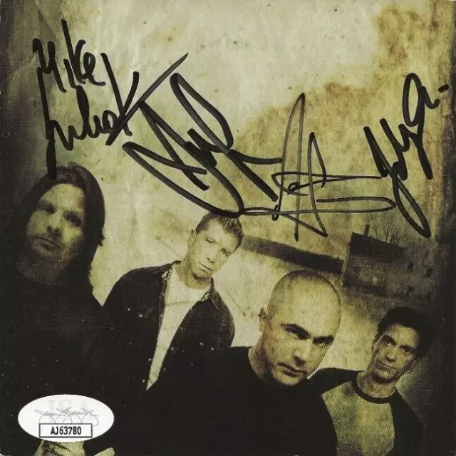 Staind REAL hand SIGNED Chapter V CD JSA COA Autographed Aaron Lewis +