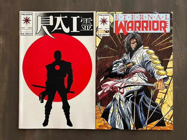 💥 RAI # 0 Eternal Warrior # 4 1st Cameo Full Appearance & Origin Bloodshot 💥