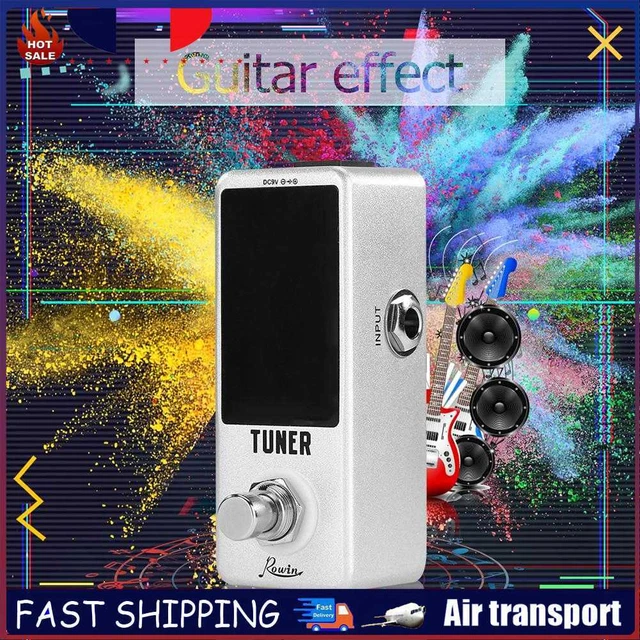 Zinc Alloy High Precision Guitar Chromatic Tuner Effect Pedal True Bypass ~