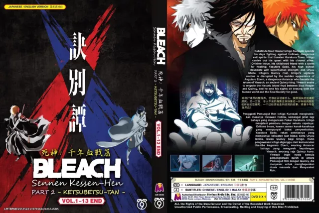Bleach Anime 366 Episodes Dual Audio Eng/Jpn & English Subtitles
