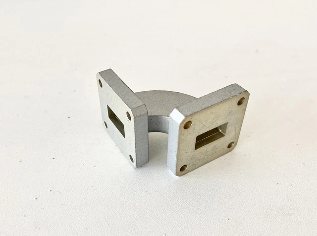 wr-62 wr62 waveguide 90 degree h bend Cmt rhb62-1a-1a-1.12-1.12-a