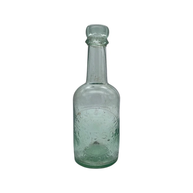 S. Casson Rochdale Lancashire Clear Blob Top Bottle