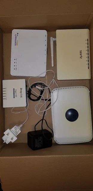 Job lot of Broadband wifi Routers Netgear, Draytek,