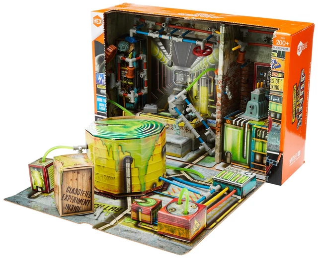 HEXBUG JUNKBOTS Small Factory Habitat Sector 44 Research Lab, Surprise Toy Pl...
