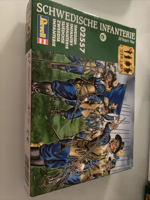 30 Years War Swedish Infantry 1/72 REVELL #02557 Nuovo