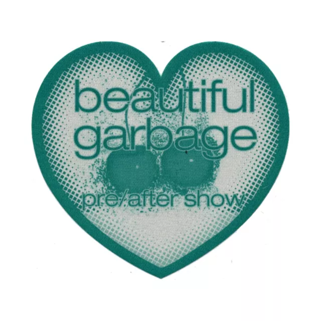 Garbage 2001 Beautiful Garbage concert tour Preshow Backstage Pass