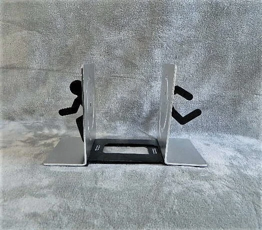 Think Geek Portal 2  Aluminum Bookends  2