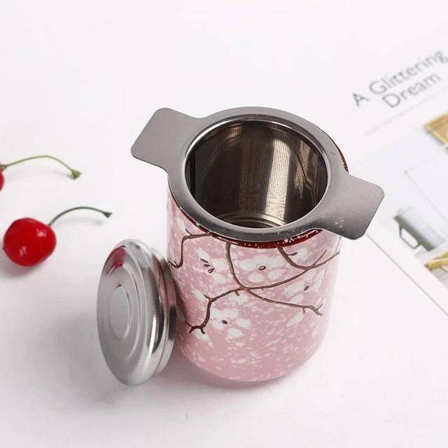 Mesh Tea Infuser Strainer Leaf Filter Leaks Sieve Metal Cup. Z0X8