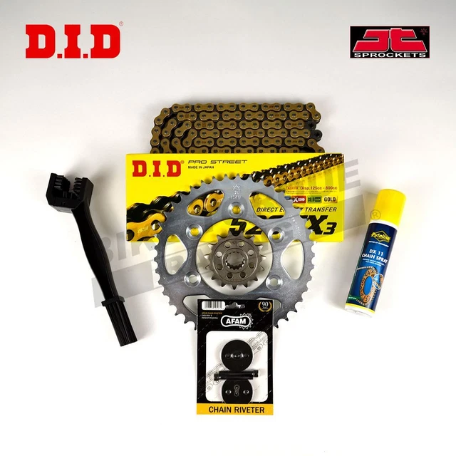 DID JT X-Ring Goldkette & Kettenrad Kit für Polaris 500 Predator 2003-2004