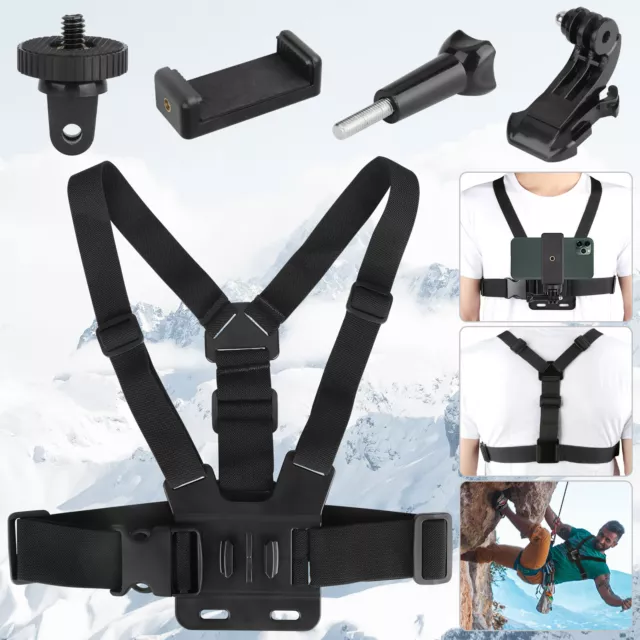 Chest Strap Mount Accessories Adjustable Phone Holder For GoPro Hero 9 8 iPhone