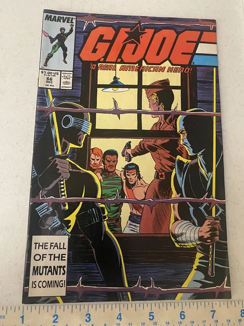 Marvel GI Joe #66 Comic Fall Of Mutants