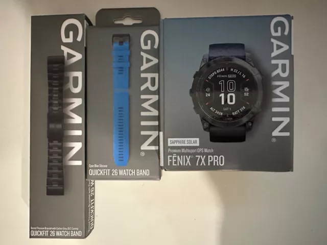 GARMIN Fenix 7X Pro - Sapphire Solar Edition  DLC Titanium (010-02778-11)