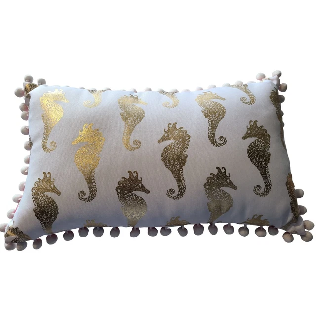 Lilly pulitzer seahorse pillow top