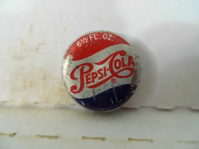 Pepsi~Cola "6 1/2 Oz" Cork Lined Bottle Cap/Crown~#408