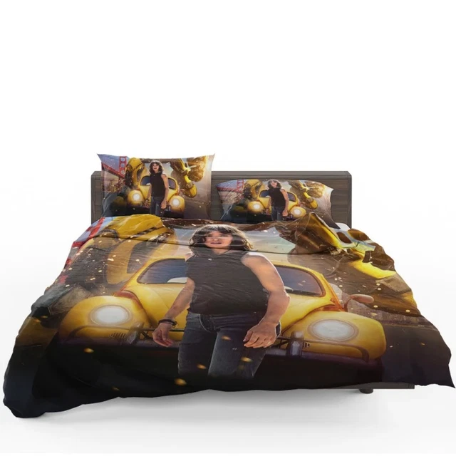 BUMBLEBEE TRANSFORMERS MOVIE Hailee Steinfeld Quilt Duvet Cover Set Bed