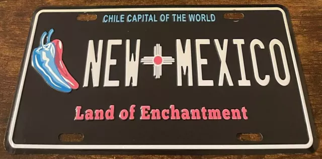 New Mexico Chile Pepper Booster License Plate Land Of Enchantment