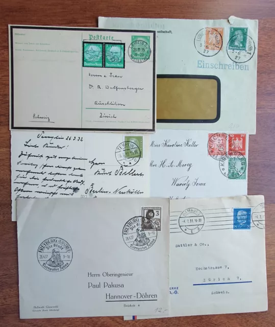 LOT / Posten - 25 Briefe Deutsches Reich 1920 - 30er / Covers Germany 1920/30