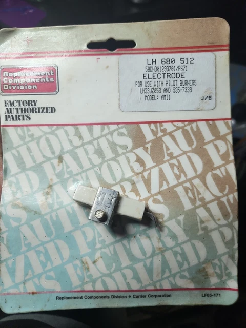 CARRIER LH 680 512 Pilot Light Electrode Use With Burners Model AM11