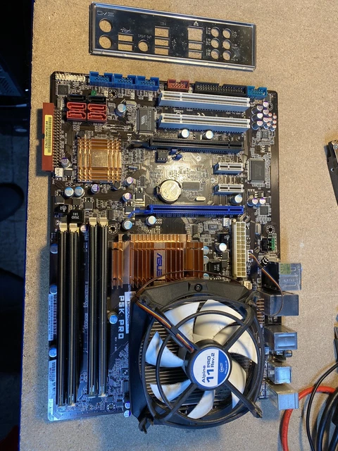 ASUS P5K PRO Motherboard. 8gb RAM. Intel Core2 Quad Processor £20.00 ...