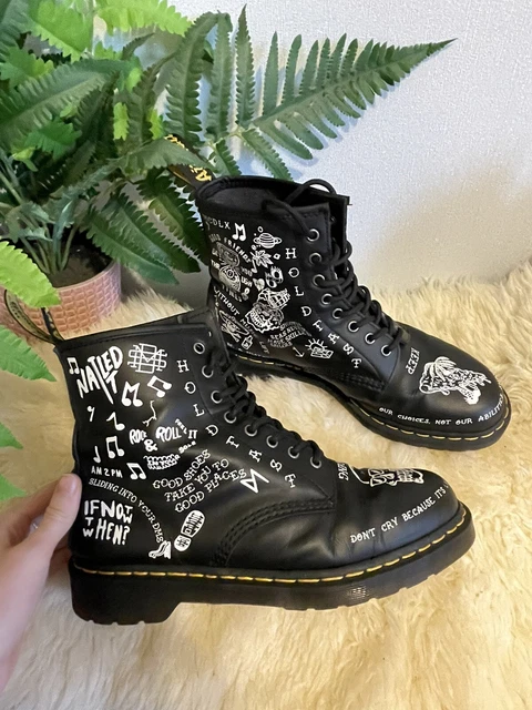 Dr. martens 1460 8-eye scribble boot hotsell