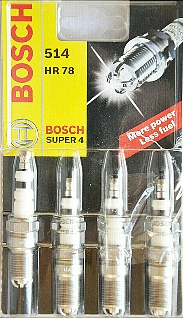 Bosch FR7DC Zündkerzen 4er Set - Super Special Für Kleinmotoren