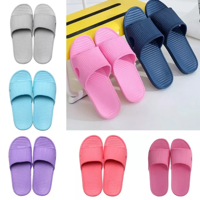 Women Indoor Flat  Eva Shoes Non-slip Bathroom Home Slippers Flip Flops Summer