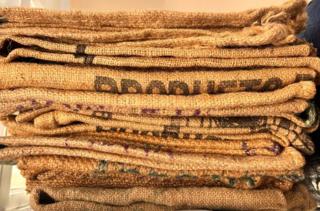 Large Coffee Bean Bags Jute Burlap Variety *Buyer's Choice* Wall Art/Decor/Craft