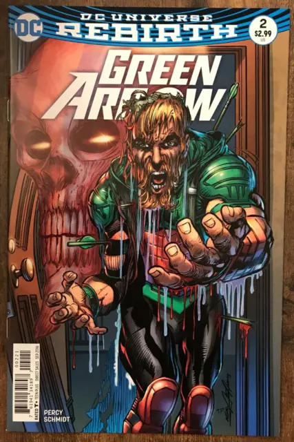 Green Arrow #2 By Percy Black Canary DCU Rebirth Neal Adams Variant B NM/M 2016