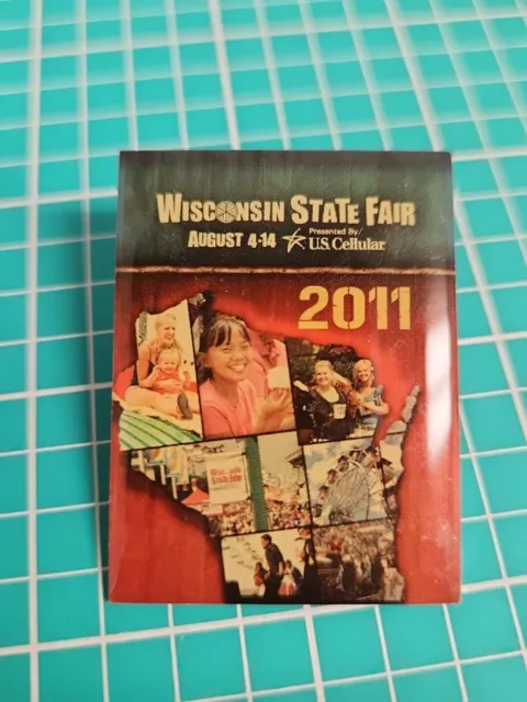 Wisconsin State Fair 2011 por EE. UU. Celular Tono Plateado Alfiler Sombrero Alfiler