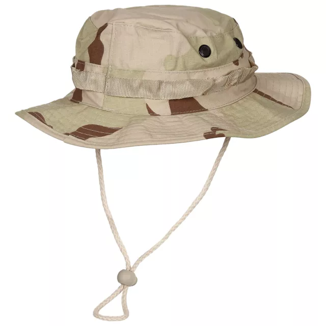 Us Military Gi Boonie Ripstop Army Jungle Bush Sun Hat 3-Colour Desert Camo S-Xl