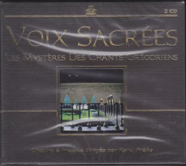 2 CD Box Set VOIX SACREES - VOCI SACRE - I MISTERI DEI CANTI GREGORIANI nuovo