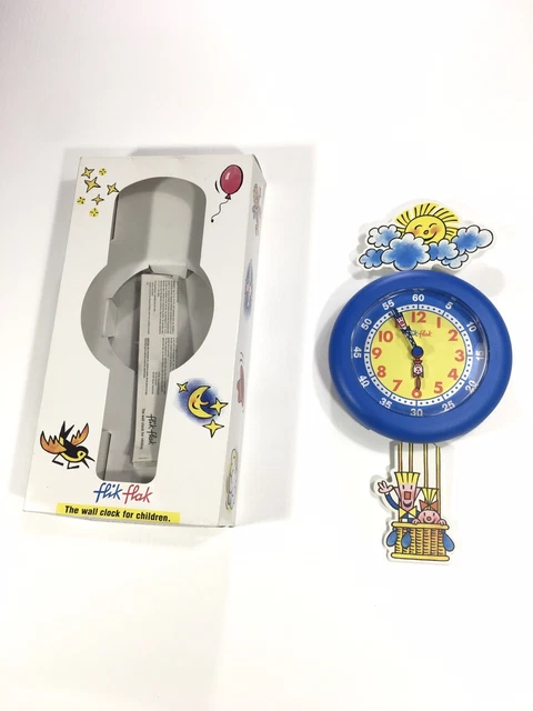 1995 Flik Flak wall clock By Swatch ETA vintage 90’s