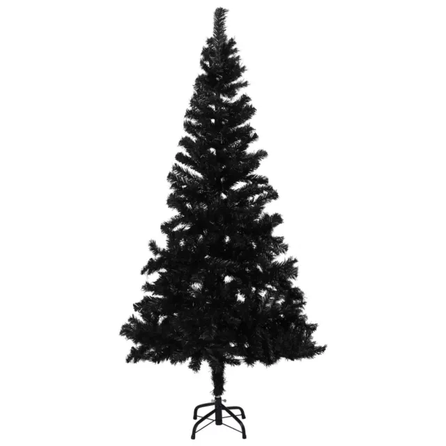 Künstlicher Weihnachtsbaum mit Ständer Schwarz 150 cm PVC