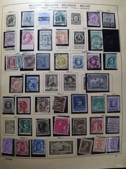 Schaubek Briefmarken Album Europa + Übersee Klassik - 1980 mit ca. 5000 Marken