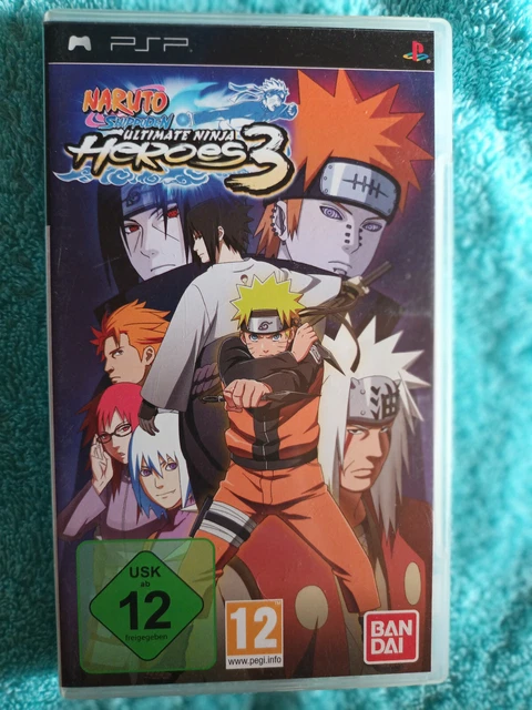 !!! PLAYSTATION PSP SPIEL Naruto Ultimate Ninja Heroes 3 GUT !!!