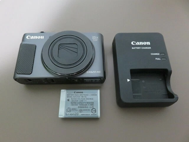 Canon Digital Camera PowerShot SX620 HS Black 25x Optical Zoom Wi-Fi from Japan