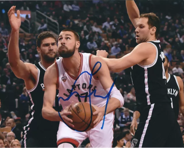 Signed  8x10 JONAS VALANCIUNAS  Toronto Raptors Autographed Photo COA