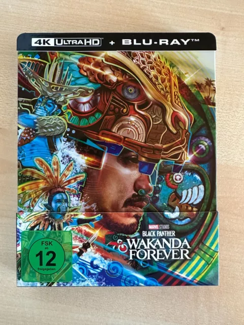 Black Panther - Wakanda Forever * 4K UHD Ultra HD + Blu-ray Steelbook * WIE NEU