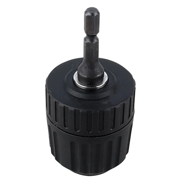 Keyless Drill Chuck Converter 3/8 Inch 24UNF + 1/4 Inch Hex SDS Adaptor Z7