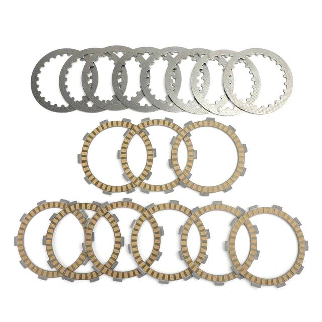 Clutch Kit Steel & Friction Plates for Yamaha FZR400RR FZR400RR-SP FZR500 FZR600