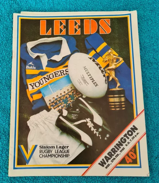 Leeds vs. Warrington - 27/2/1985
