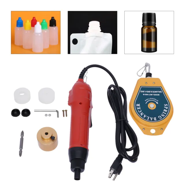 Handheld Electric Bottle Capping Machine 110V 80W Screw Capper Sealing US Stock