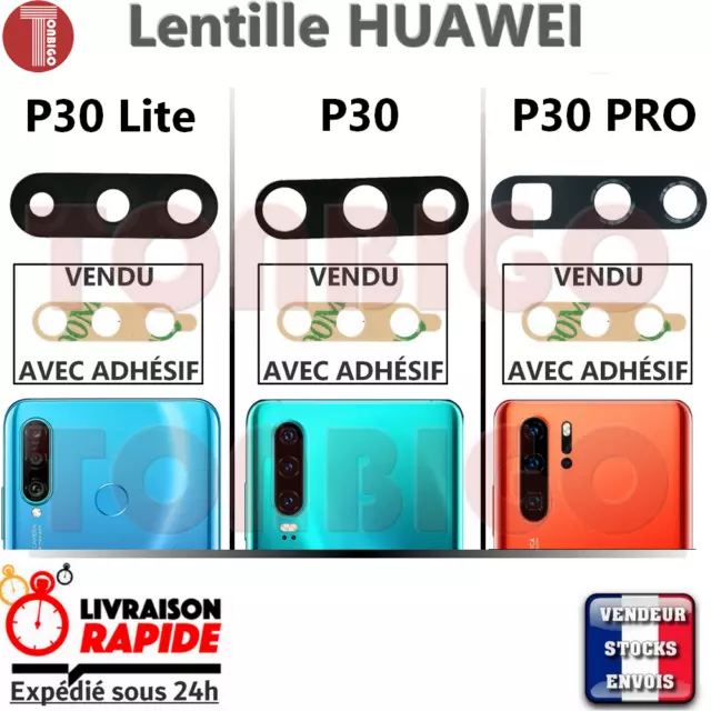 HUAWEI P30 LITE PRO Vitre arrière caméra Lentille appareil photo Lens verre back